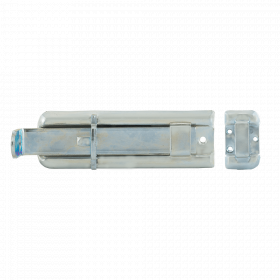Zavor aplicat pentru usi, prindere cu lacat, otel zincat, L: 125 mm