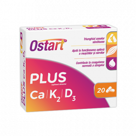 OSTART PLUS CA+K2+D3 20 COMPRIMATE FILMATE