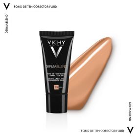 VICHY DERMABLEND FOND DE TEN CORECTOR FLUID REZISTENTA 16H SPF 35 TEN NORMAL / USCAT NUANTA 45 GOLD