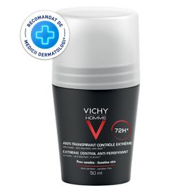 VICHY HOMME DEODORANT ROLL ON PENTRU BARBATI CONTROL EXTREM EFICACITATE 72H 50ML