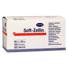 HARTMANN SOFT-ZELLIN TAMPOANE CU ALCOOL 100BUC