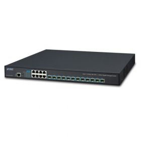 PLANET XGS-6350-12X8TR switch-uri Gestionate L3 Gigabit Ethernet (10/100/1000) 1U Negru (XGS-6350-12X8TR)