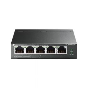 tplink TP-Link TL-SF1005LP 5-Port 10/100 Mbps Desktop Switch with 4-Port PoE (TL-SF1005LP)