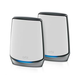 Netgear NETGEAR Orbi RBK852 AX6000 WiFi 6 Mesh System Tri-band (2.4 GHz / 5 GHz / 5 GHz) Wi-Fi 6 (802.11ax) Gri, Alb 8 Intern (RBK852-100EUS)