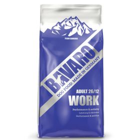 Bavaro Work 26/12, XS-XL, hrană uscată câini, activitate intensă, 18kg