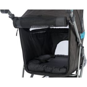 Carucior Buggy Pana La 20kg, 3 Roti, 60 x 112 x 120 cm, Negru/Petrol, 28960