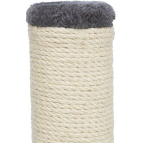 Sisal Plat cu Stalp, 38 x 38 x 62 cm,gri, 43361
