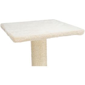 Sisal Plat cu Stalp Baena, 38 x 38 x 69 cm, Bej, 43370