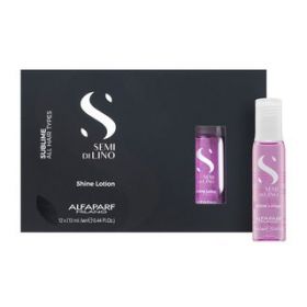 Alfaparf Milano Semi Di Lino Sublime Shine Lotion ser pentru strălucirea părului 12 x 13 ml