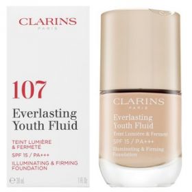 Clarins Everlasting Youth Fluid machiaj persistent anti îmbătrânirea pielii 107 Beige 30 ml