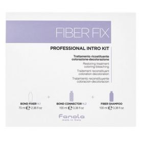 Fanola Fiber Fix Professional Intro Kit set pentru păr tratat chimic 70 ml + 100 ml + 100 ml