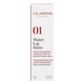 Clarins Eau á Lévres Water Lip Stain lip gloss pentru efect mat 01 Rose Water 7 ml