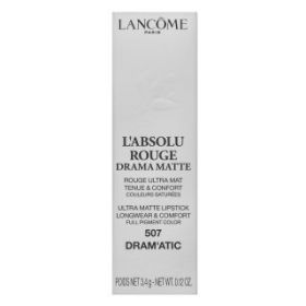 Lancôme L'ABSOLU ROUGE Drama Matte 507 Dram'atic ruj cu efect matifiant 3,4 g