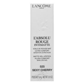 Lancôme L'ABSOLU ROUGE Intimatte 525 Sexy Cherry ruj cu efect matifiant 3,4 g