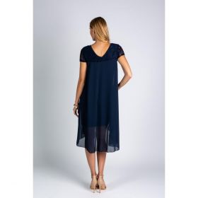 Rochie Alexa - Albastru Inchis