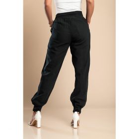 Pantaloni Lungi Cu Buzunare È˜i Talie ElasticÄƒ Amory, Negru