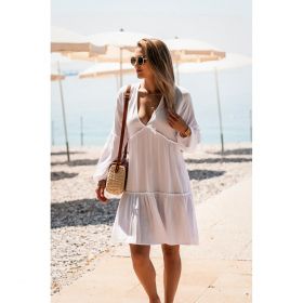 Rochie Mini De VarÄƒ Monserat, Alba