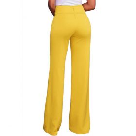 Pantaloni Evazati Emanuela - Galben