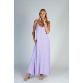 Rochie De VarÄƒ Maxi Yasmine, Liliac