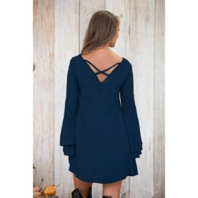 Rochie Rania - Albastru Inchis