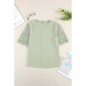 Bluza Dama Cu Maneci Transparente Jurana, Verde