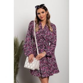 Rochie Mini Cu Imprimeu Bolsena, Roz