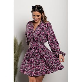 Rochie Mini Cu Imprimeu Bolsena, Roz