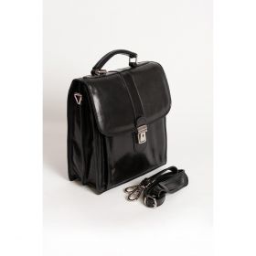 Geanta Din Piele Naturala Afrodita, Neagra