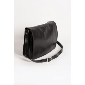Geanta Din Piele Naturala Silba, Neagra