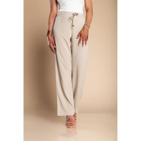 Pantaloni Eleganti Drepti Amarga, Gri Deschis