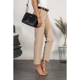 Pantaloni Lungi Eleganti Drepti Tordina, Bej