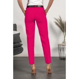 Pantaloni Lungi Eleganti Drepti Tordina, Fucsia