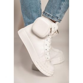 AdidaÈ™i La ModÄƒ Din Piele ArtificialÄƒ Cores, Alb