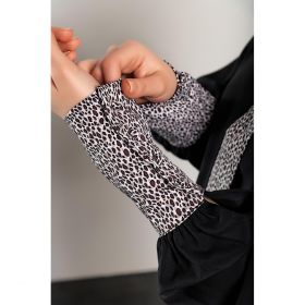 Bluza Eleganta Cu Imprimeu Leopard Polina, Neagra