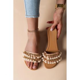 Sandale Cu Detalii Decorative Goiania, Bej