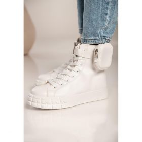 AdidaÈ™i La ModÄƒ Din Piele ArtificialÄƒ Cores, Alb