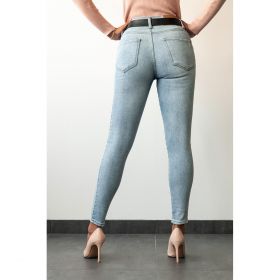 Blugi Skinny Stretch, Albastru Deschis