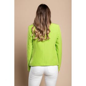 Blazer Cu Guler Clasic, Verde