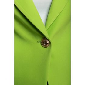 Blazer Cu Guler Clasic, Verde
