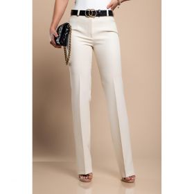 Pantaloni Drepti Lungi Eleganti, Bej
