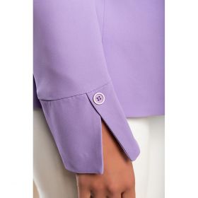 Blazer Cu Guler Clasic, Liliac