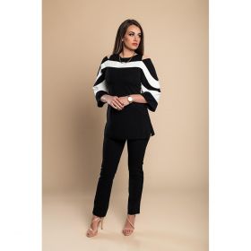 Set Elegant De Top È˜i Pantaloni, Negru