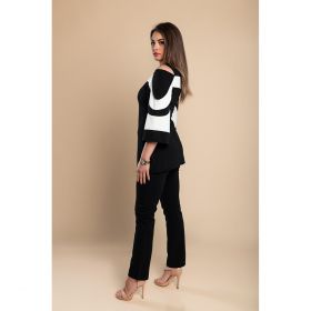 Set Elegant De Top È˜i Pantaloni, Negru