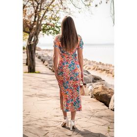 Rochie Maxi Cu Imprimeu Floral, Multicolor