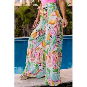 Pantaloni Lungi Cu Imprimeu, Multicolor
