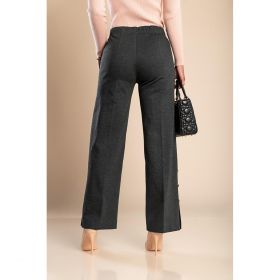 Pantaloni Eleganti Cu Nasturi, Gri