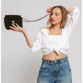 GeantÄƒ MicÄƒ Din Piele ArtificialÄƒ, NeagrÄƒ