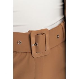 Set Elegant Blazer È˜i Pantaloni, Camel