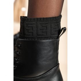 Ghete Elegante Cu È˜iret, Negre