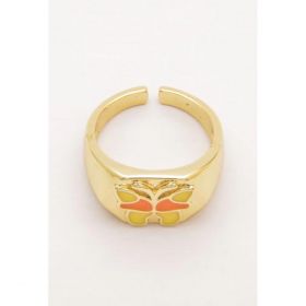 Inel Elegant, Art529, Culoare Auriu.